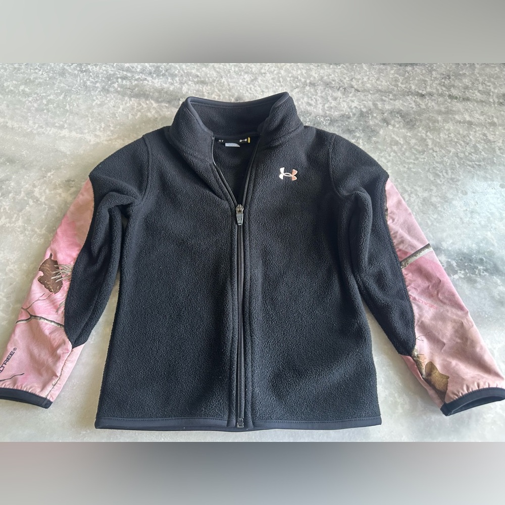 Under Armour Fleece Jacket with Pink Camo